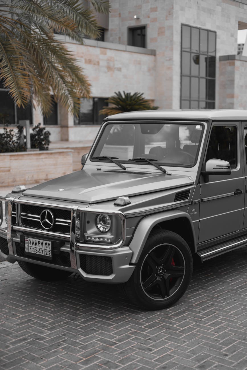 gray mercedes g class