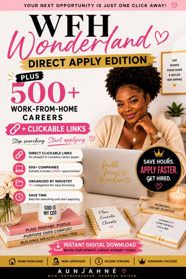 WFH Wonderland: Direct Apply Edition | 500+ Work-From-Home Careers + Clickable Links