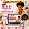 WFH Wonderland: Direct Apply Edition | 500+ Work-From-Home Careers + Clickable Links