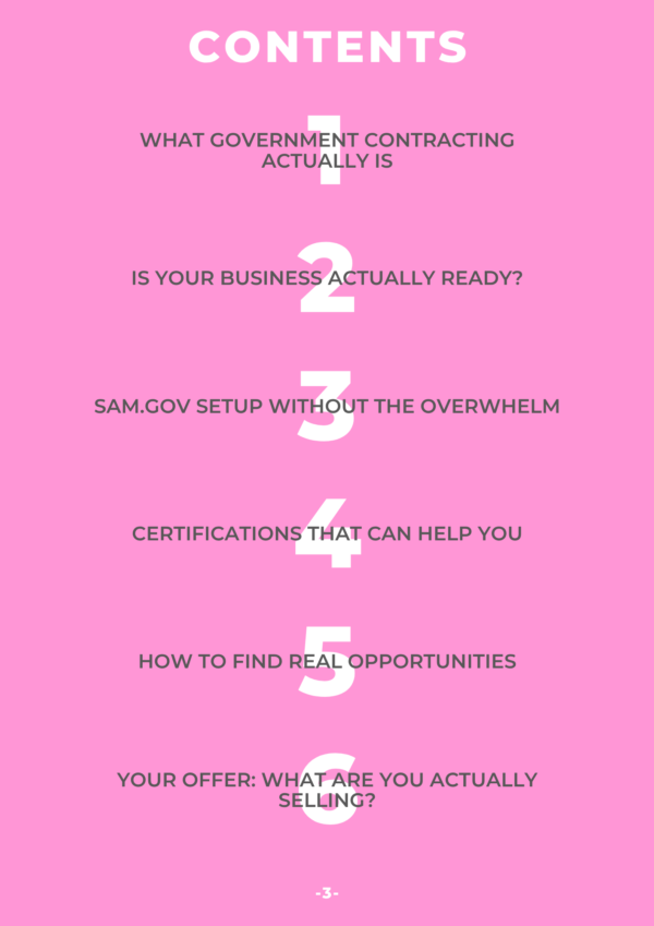 5 GovCon Glow Up: From Confused to Contract-Ready in 30 Days