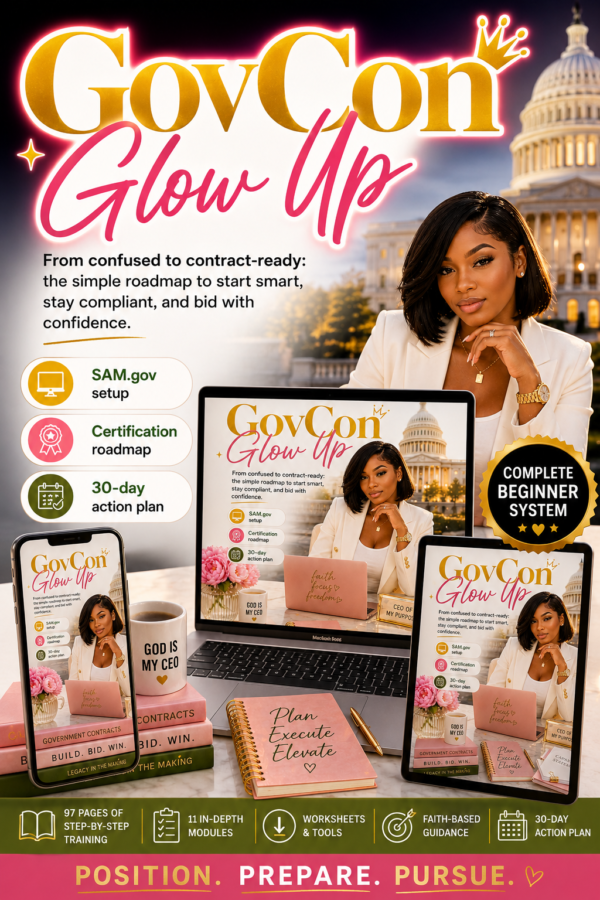 GovCon Glow Up™: The Beginner GovCon System